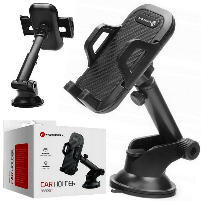 Uchwyt na telefon do samochodu uniwersalny Forcell F-Grip Carbon Bracket - obrazek 8
