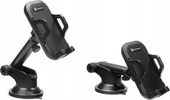 Uchwyt na telefon do samochodu uniwersalny Forcell F-Grip Carbon Bracket - obrazek 9