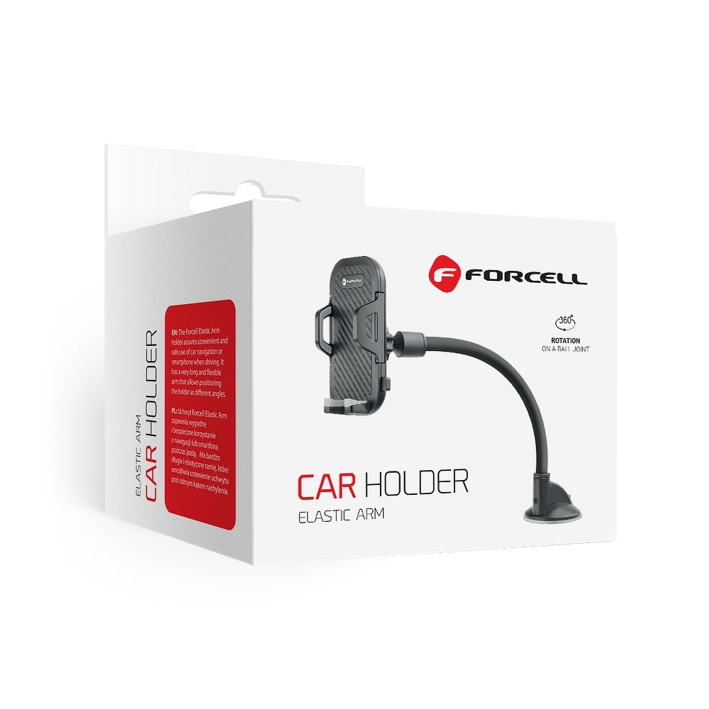 Uchwyt na telefon do samochodu uniwersalny Forcell F-Grip Carbon Bracket - obrazek 14
