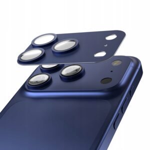 Etteri pełna ochrona aparatów do iPhone 17 Pro Max niebieska