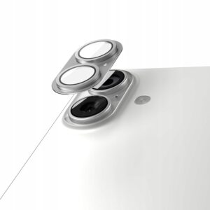 Etteri pełna ochrona aparatów do iPhone 17 srebrna