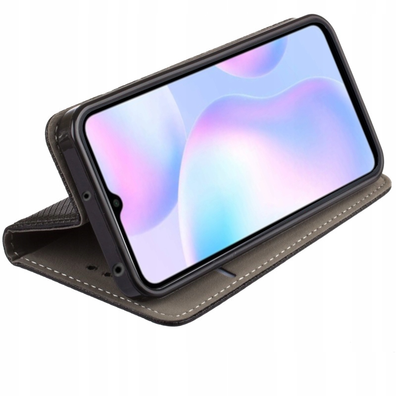 Etui z klapką TelForceOne do Xiaomi Redmi 9A czarny - obrazek 7