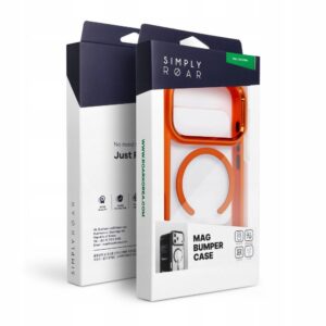 ROAR futerał MAG BUMPER z MagSafe do IPHONE 17 Pro Max pomarańczowy Szkło