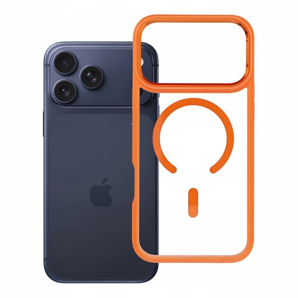 ROAR futerał MAG BUMPER z MagSafe do IPHONE 17 Pro Max pomarańczowy Szkło - obrazek 2