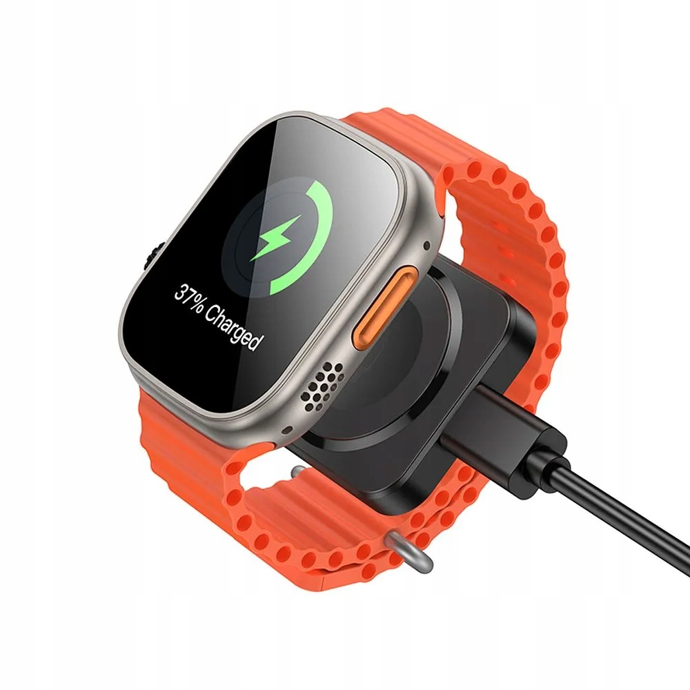 Ładowarka indukcyjna Hoco 2,5W kompatybilna z Apple Watch CQ16C czarna - obrazek 2