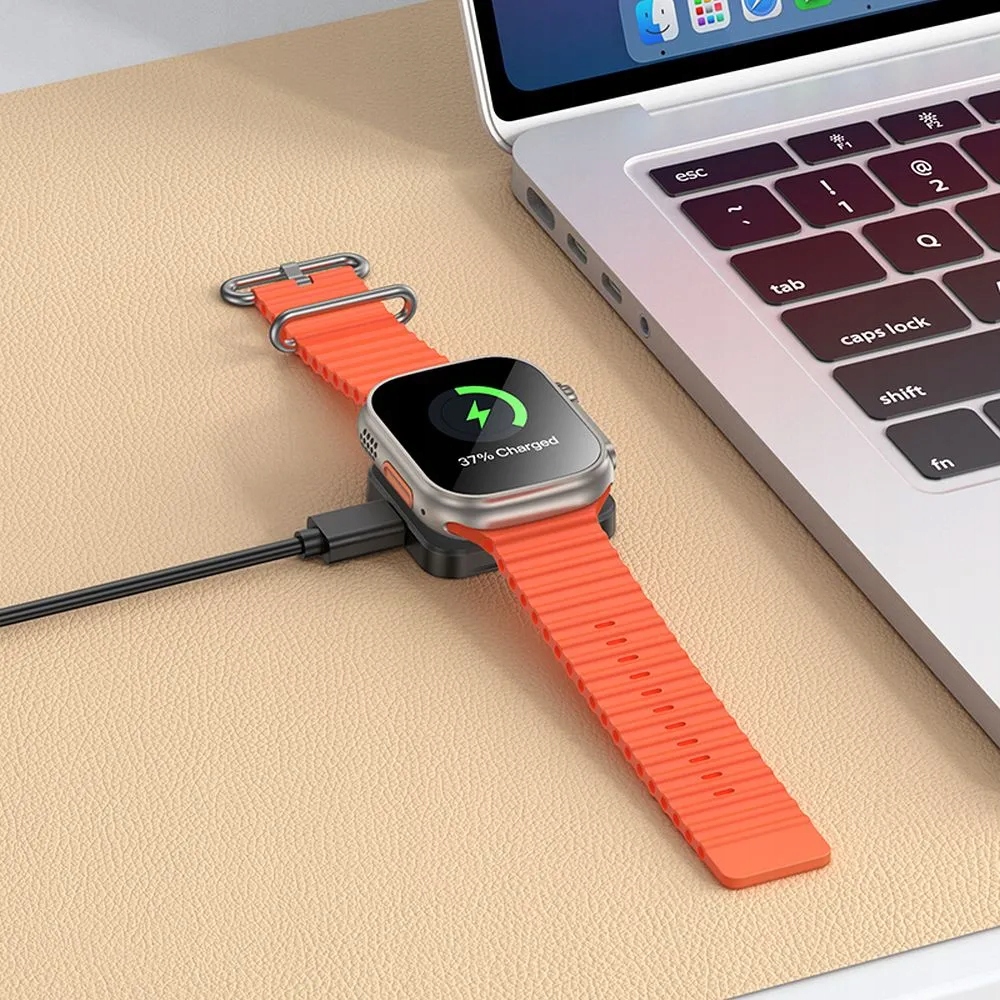 Ładowarka indukcyjna Hoco 2,5W kompatybilna z Apple Watch CQ16C czarna - obrazek 4