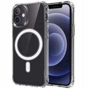 Nakładka Anti Shock 1,5 mm Mag do iPhone 16 6,1" transparentna big hole