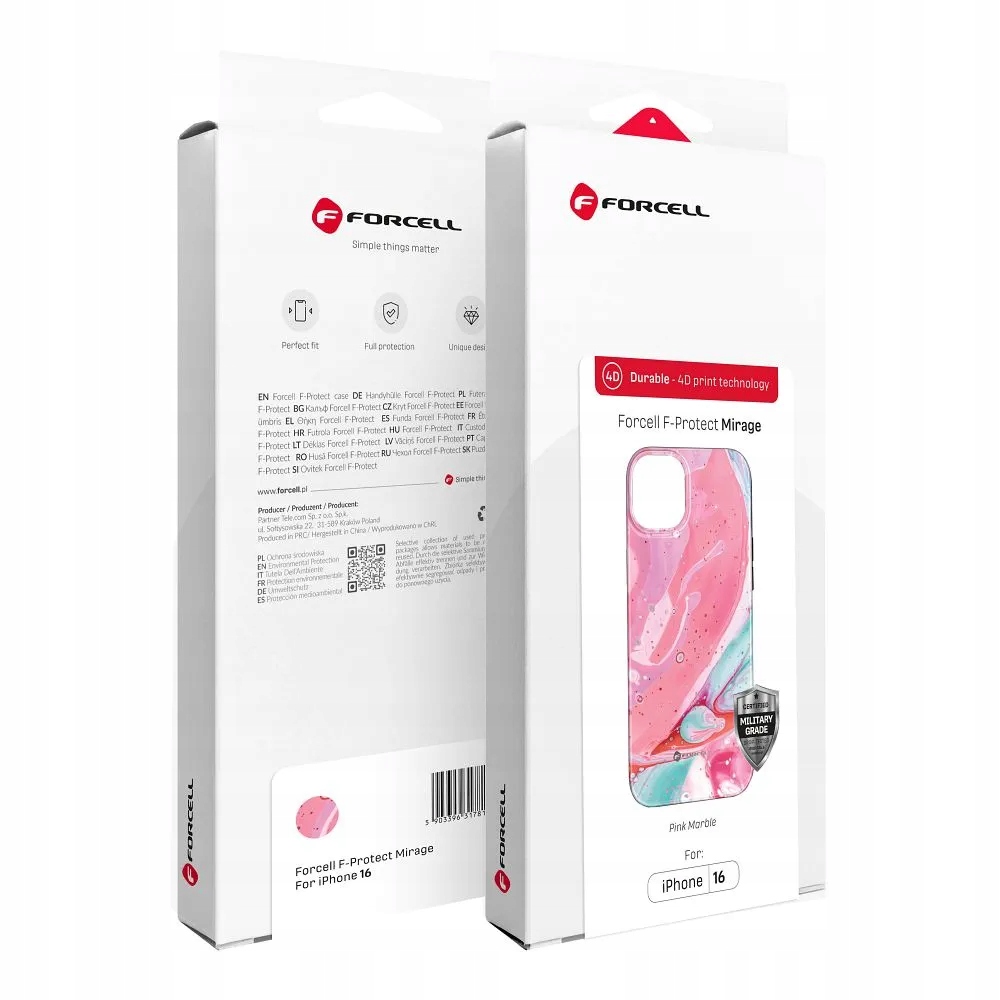 Plecki Forcell do Apple iPhone 16 Pro różowy