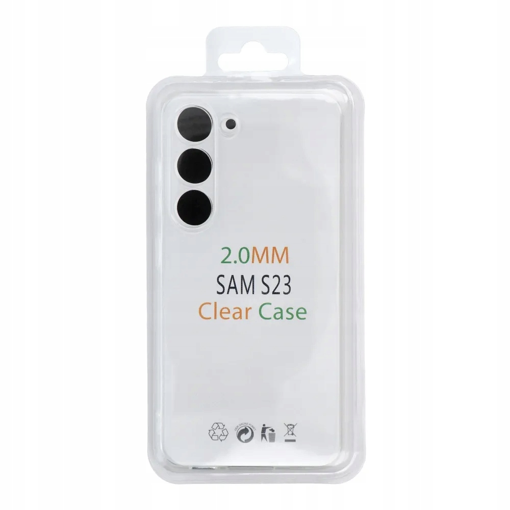 Plecki Clear do Samsung Galaxy S23 FE bezbarwny - obrazek 2