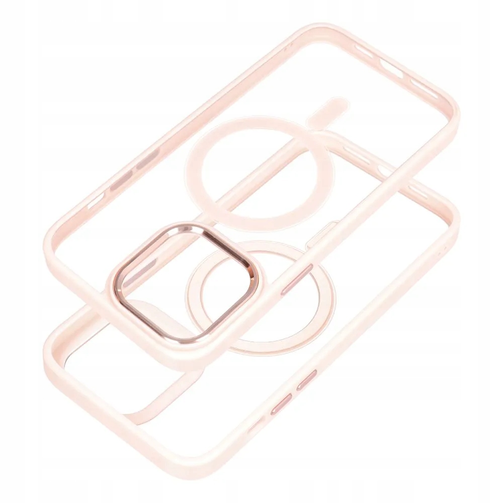 Etui na iPhone 17 AIR Color Edge Mag Cover zgodne z MagSafe różowe - obrazek 3