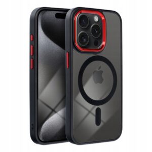Etui na iPhone 17 Pro / 18 Pro Color Edge MagSafe czarno czerwone