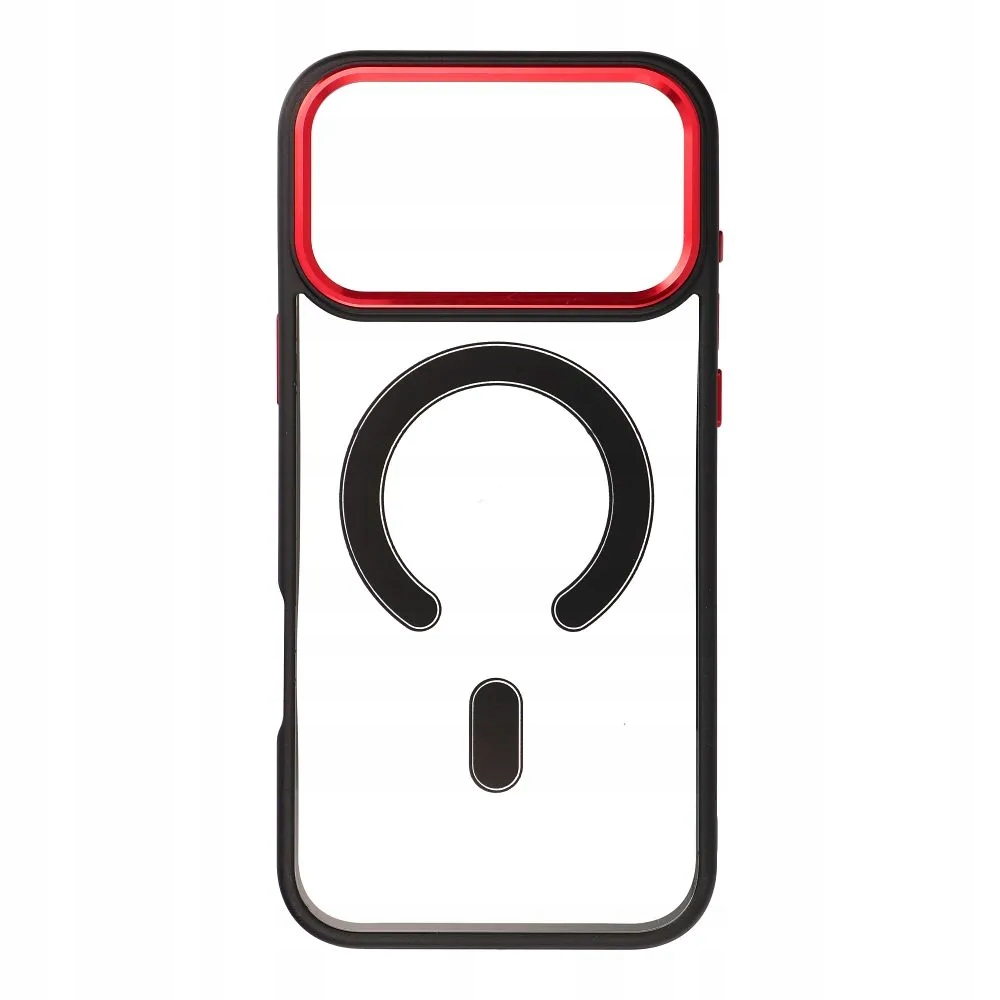 Etui na iPhone 17 Pro Max / 18 Pro Max Color Edge MagSafe czarno czerwone