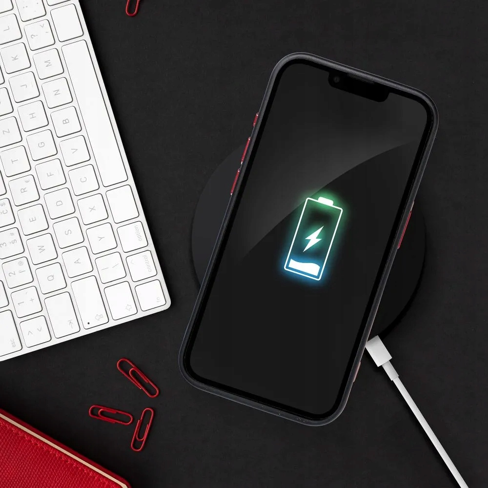 Etui na iPhone 17 Pro Max / 18 Pro Max Color Edge MagSafe czarno czerwone - obrazek 4