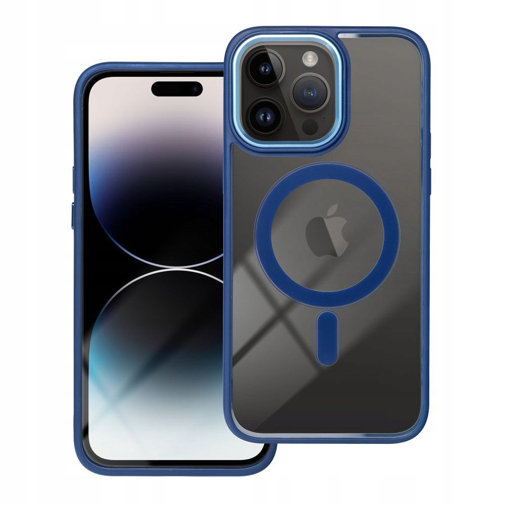 Etui na iPhone 16 PRO MAX Color Edge Mag Cover zgodne z MagSafe niebieskie - obrazek 2