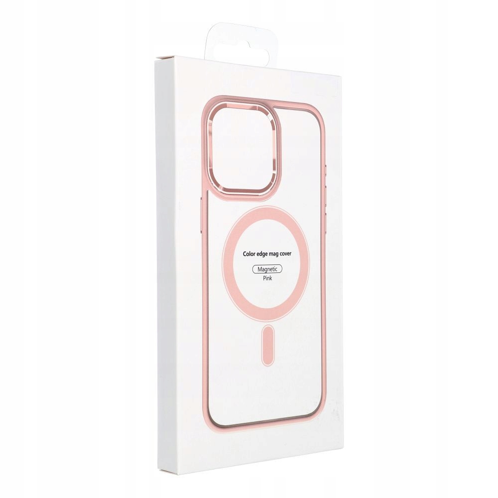 Etui na iPhone 16 PRO MAX Color Edge Mag Cover zgodne z MagSafe różowe - obrazek 5