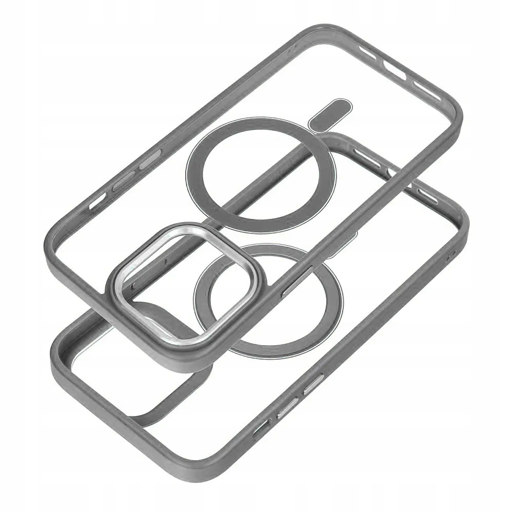 Etui na iPhone 16 PRO MAX Color Edge Mag Cover zgodne z MagSafe szare - obrazek 3