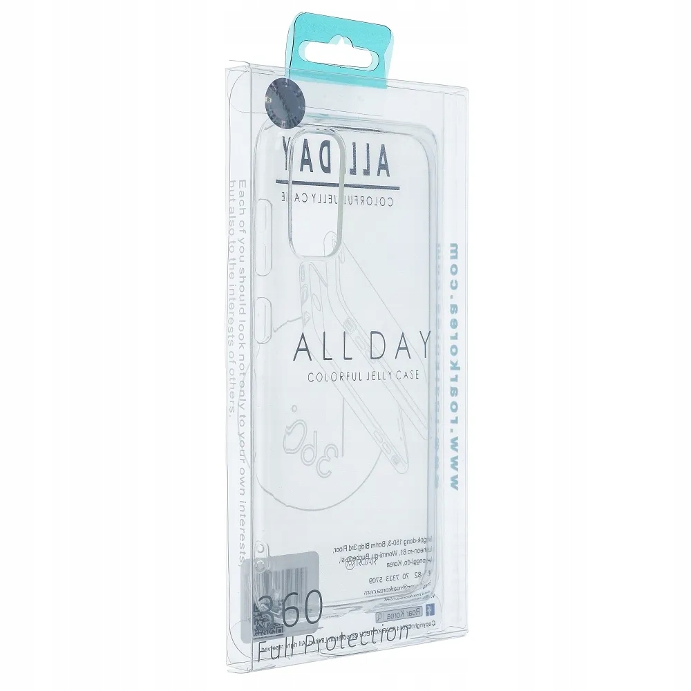 ROAR futerał ALL DAY COLORFUL JELLY do IPHONE 15 Plus transparentny - obrazek 5
