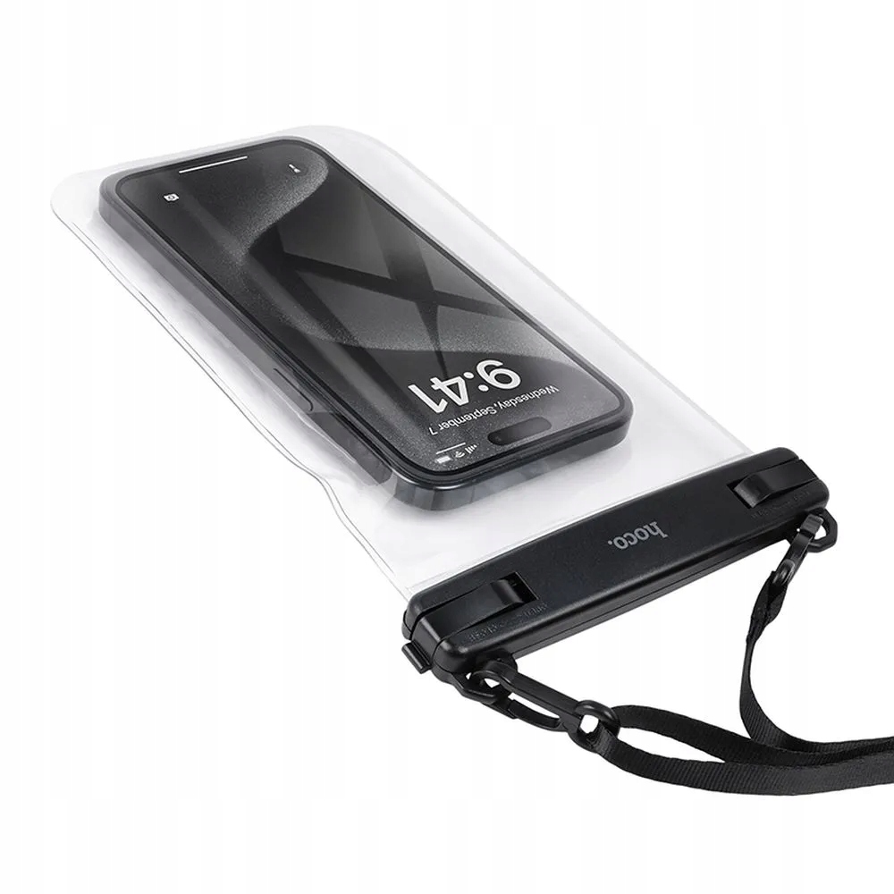Wodoodporne etui na telefon Hoco IP68 222 x 125 x 21 mm HX52 transparentne - obrazek 4