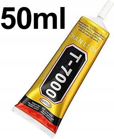 KLEJ T7000 NAPRAWA DOTYK SZYBKA LCD EKRAN RAMKA 50ml CZARNY ŻYWICA - obrazek 6