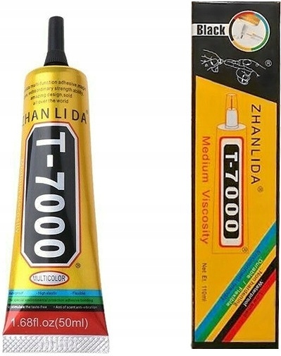 KLEJ T7000 NAPRAWA DOTYK SZYBKA LCD EKRAN RAMKA 50ml CZARNY ŻYWICA - obrazek 9