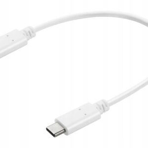 Kabel biały USB _C na USB_C 0,2 m
