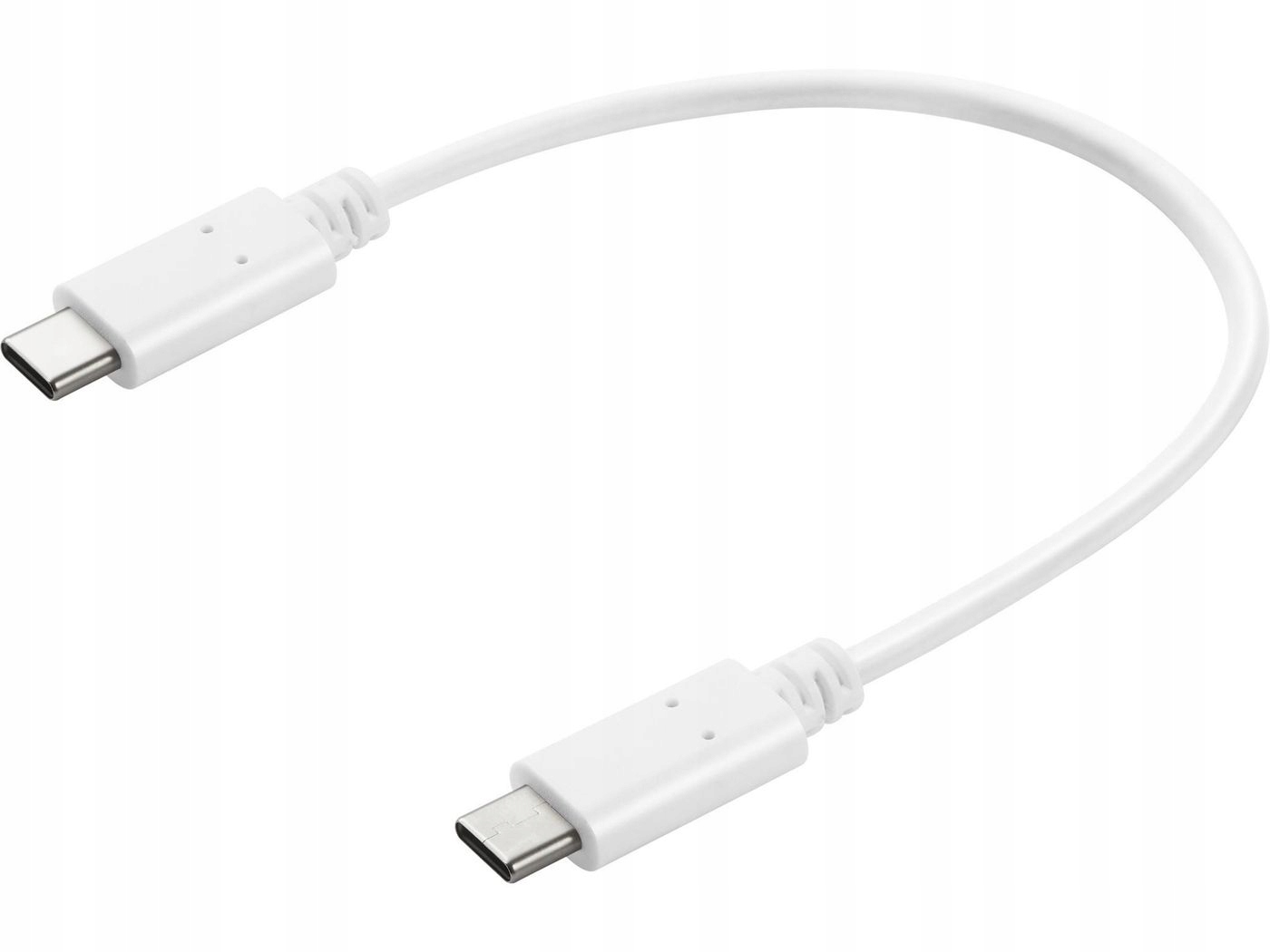 Kabel biały USB _C na USB_C 0,2 m