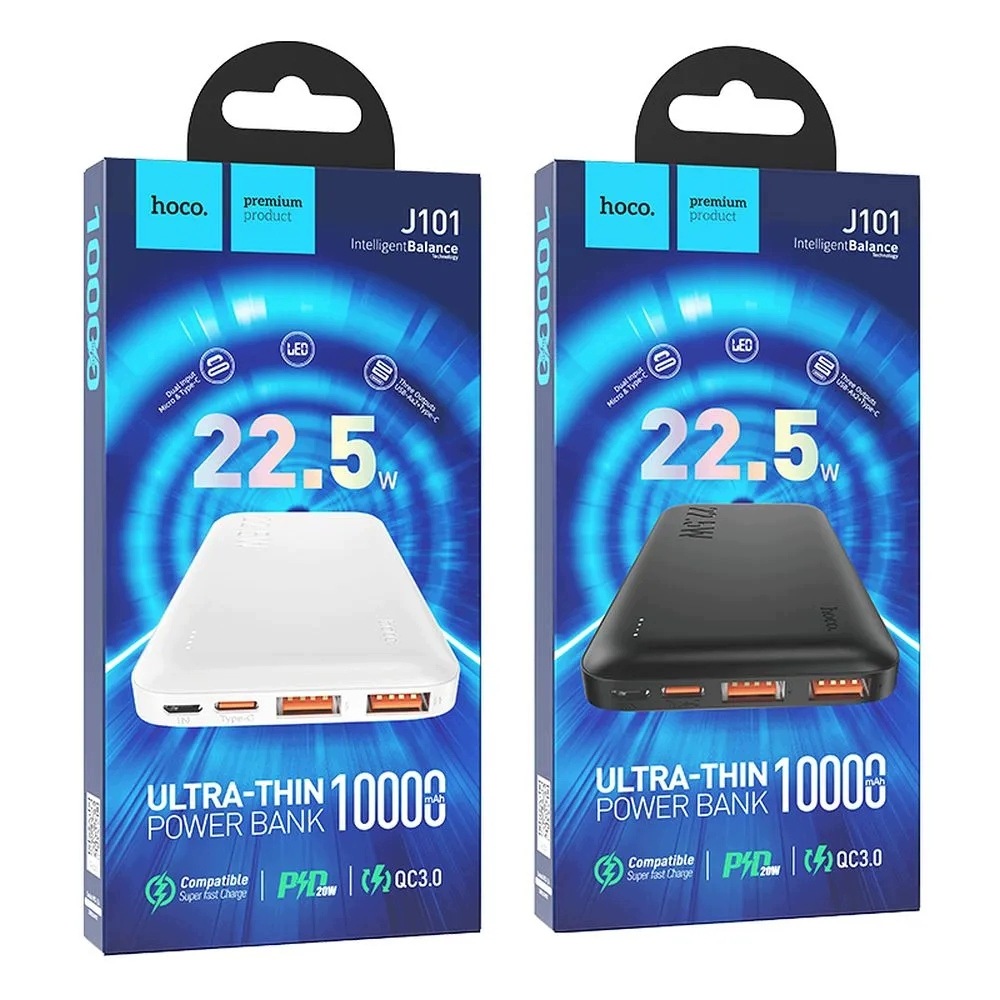 Powerbank Hoco 10000 mAh biały - obrazek 7