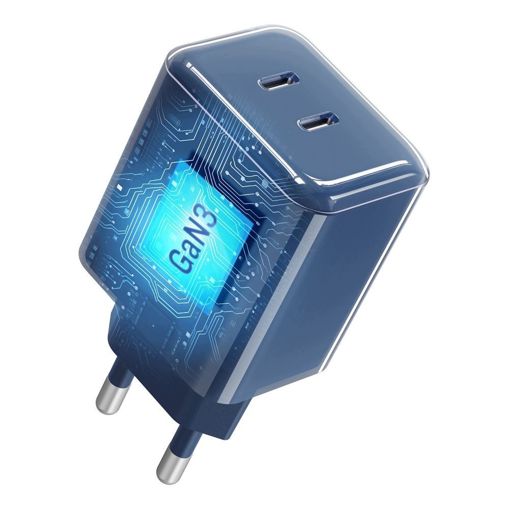 Ładowarka sieciowa 60W Forcell 2x USB-C z kablem w zestawie szybka mocna - obrazek 4