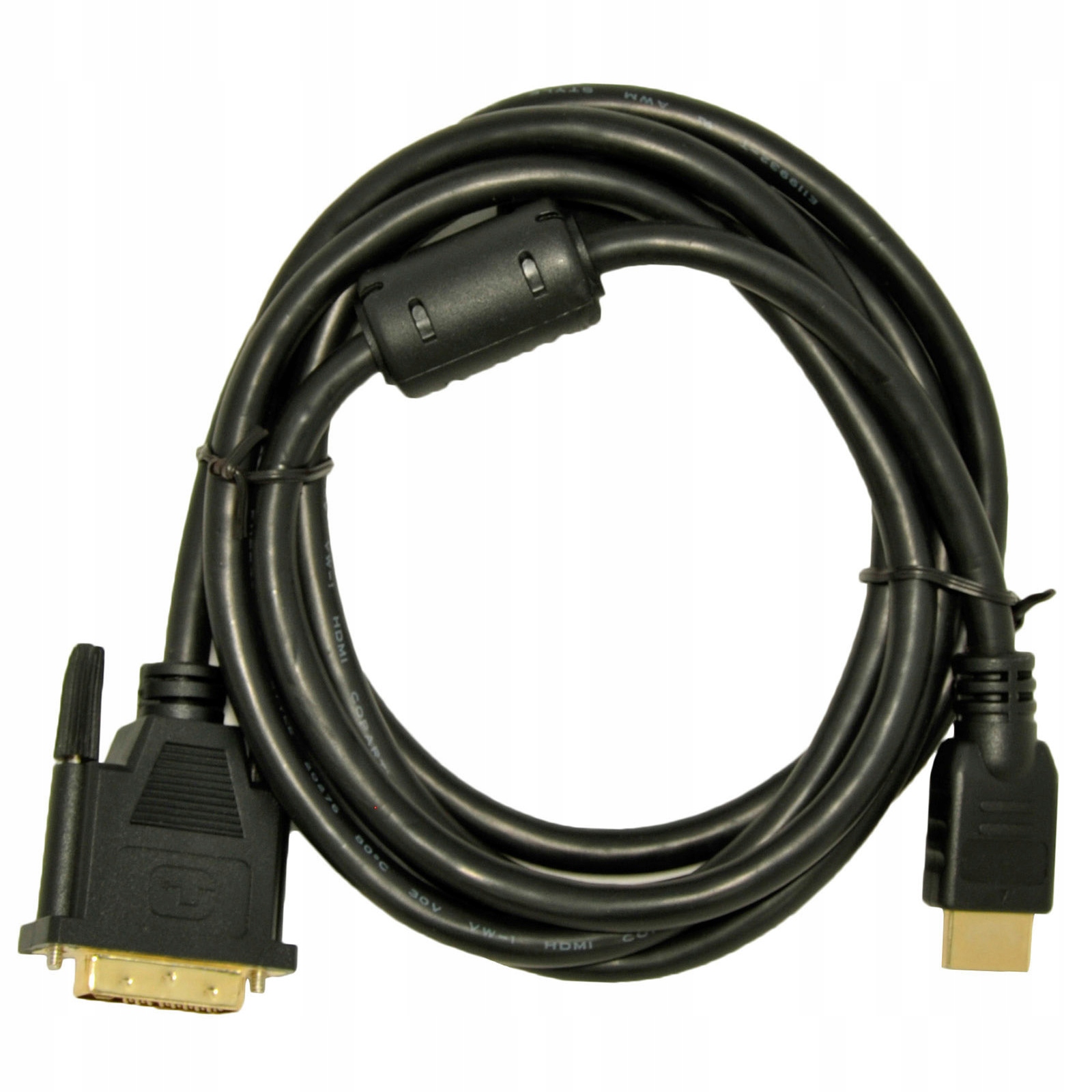Kabel Akyga AK-AV AK-AV-11 DVI-D M - HDMI M; 1,8m - obrazek 2