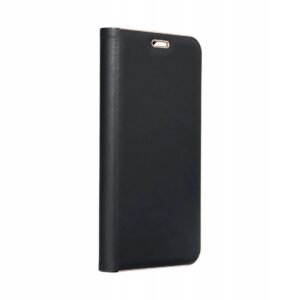 Etui z klapką / Kabura LUNA Book Gold do XIAOMI Redmi Note 14 PRO 4G czarny