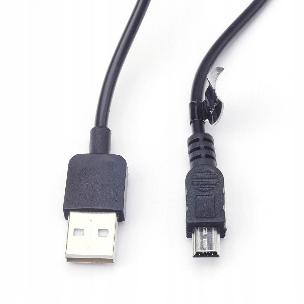 Kabel USB A do Mini USB (navi / kamera) 3 m czarny