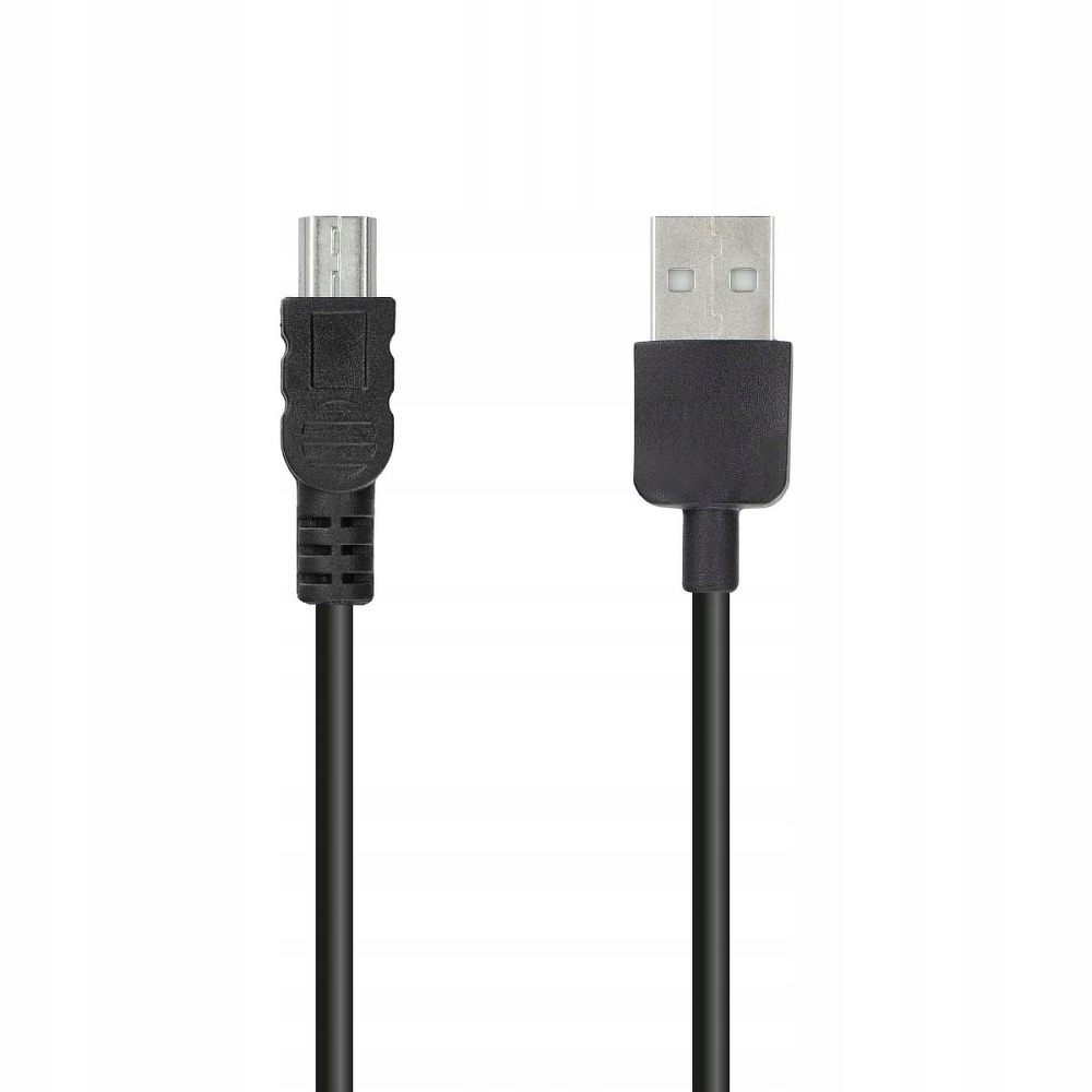 Kabel USB A do Mini USB (navi / kamera) 3 m czarny - obrazek 4