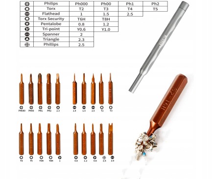 ZESTAW WKRĘTAKÓW Z ŚRUBOKRĘTEM KAISI K-3022B - obrazek 4