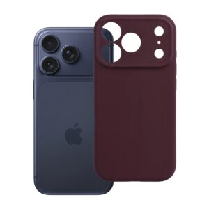 Etui na iPhone 18 Pro / 17 Pro Forcell F-Protect Rubber Premium zgodny z MagSafe burgundowy 0INT