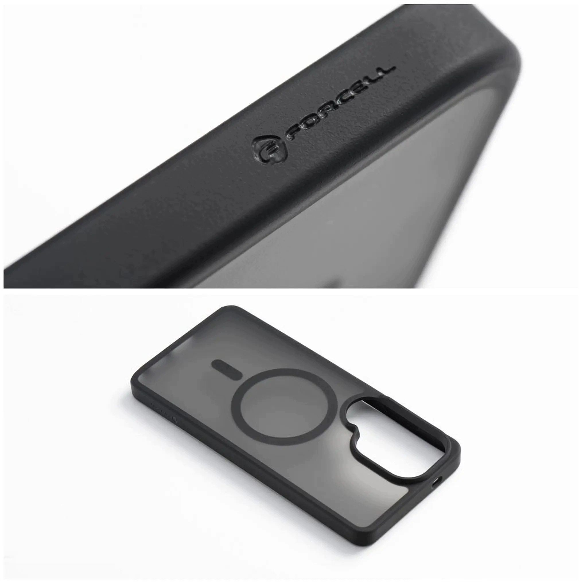 Etui na Samsung A27 / A36/ A37 A56 Forcell Smoke Hybrid Premium Lite czarne - obrazek 4
